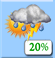 Today: Slight Chance Showers And Thunderstorms then Partly Sunny
