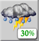 Tuesday: A chance of showers and thunderstorms. Mostly cloudy, with a high near 71. Chance of precipitation is 30%. Tuesday: Chance Showers And Thunderstorms